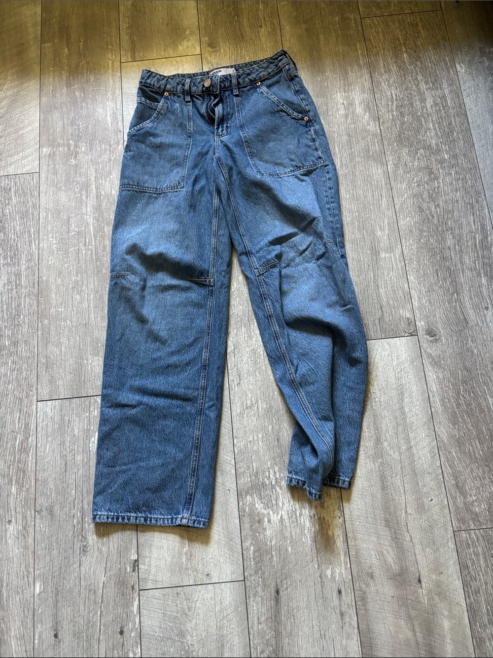 Men's Relaxed Fit Dark Blue Denim Jeans